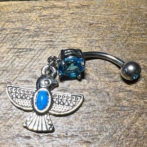 Eagle belly ring